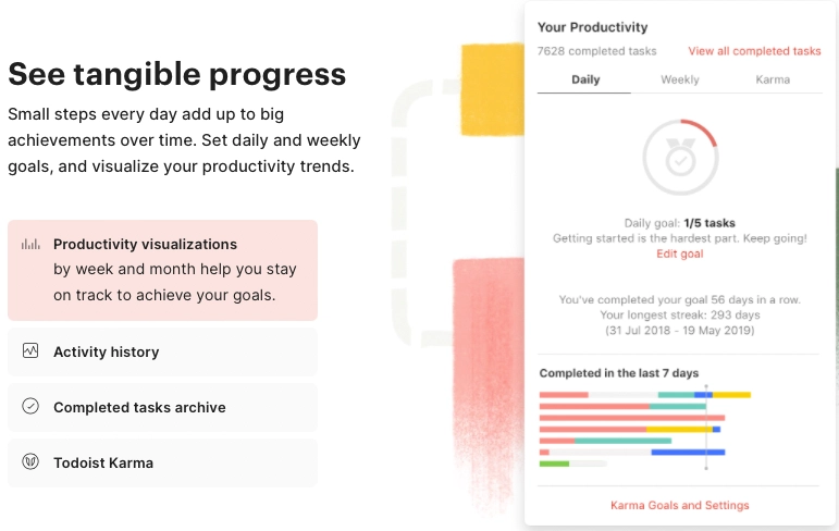 5 Project Management Tools น่าสนใจสำหรับการบริหารงานในแต่ละวัน_Todoist_1