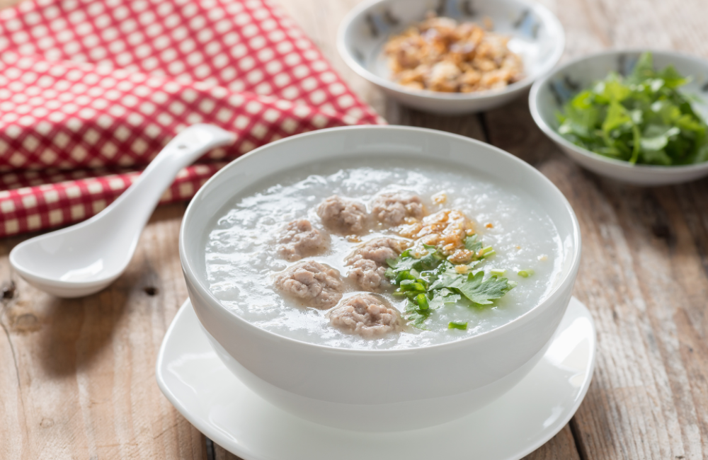 โจ๊กหมูสับใส่ไข่